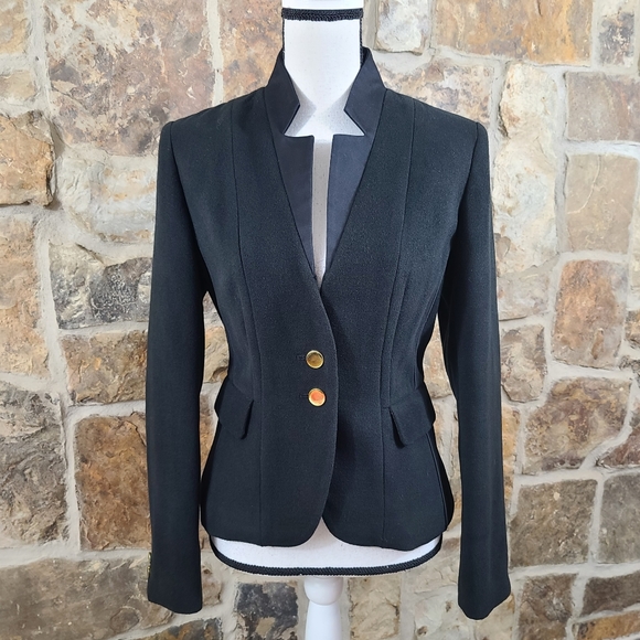 NEW J. Peterman Black Blazer Jacket 6